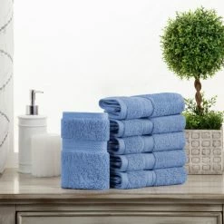 Hot Sale 👍 Marche Egyptian Cotton 6 Piece Face Towel Set By Miranda Haus Rust 🎉 -Miranda Haus Shop unnamed file 10