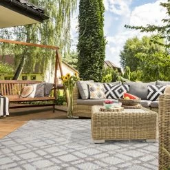 Best reviews of 🔥 Miranda Haus Diamond Geometric Lattice Modern Indoor/Outdoor Area Rug Cream 😍
