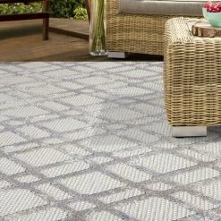 Best reviews of 🔥 Miranda Haus Diamond Geometric Lattice Modern Indoor/Outdoor Area Rug Cream 😍 -Miranda Haus Shop unnamed file 1014