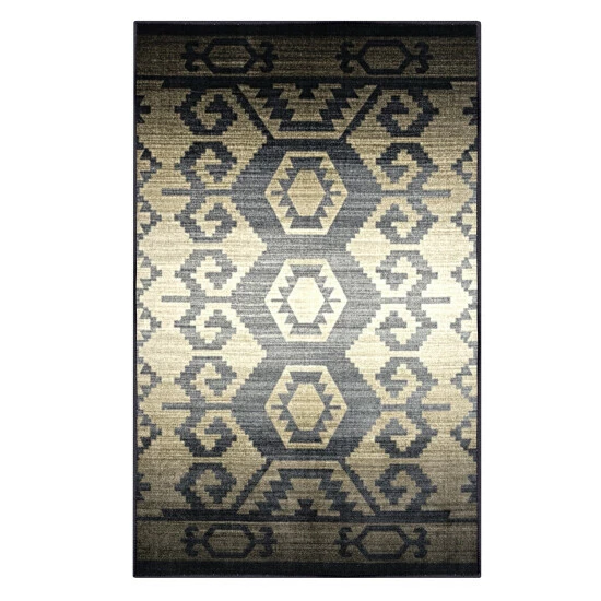 Promo π Miranda Haus Catori Geometric Boho Washable Non-slip Area Rug Collection Navy Blue π 4 Promo π Miranda Haus Catori Geometric Boho Washable Non-slip Area Rug Collection Navy Blue π - Image 2
