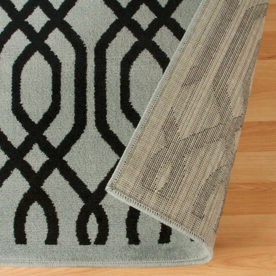 Top 10 π Miranda Haus Modern Geometric Lattice Polypropylene Indoor Area Rug Grey/black π 5 Top 10 π Miranda Haus Modern Geometric Lattice Polypropylene Indoor Area Rug Grey/black π - Image 3