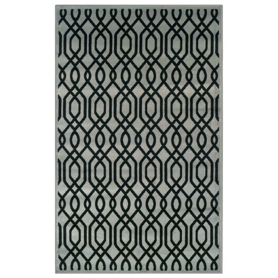 Top 10 π Miranda Haus Modern Geometric Lattice Polypropylene Indoor Area Rug Grey/black π 9 Top 10 π Miranda Haus Modern Geometric Lattice Polypropylene Indoor Area Rug Grey/black π - Image 7