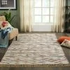 Cheapest ✨ Wool And Cotton Handwoven Indoor Fringe Area Rug By Miranda Haus 😀 -Miranda Haus Shop unnamed file 1102