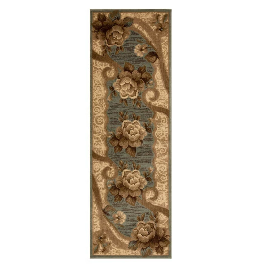 New β€οΈ Miranda Haus Traditional Floral Border Power-Loomed Indoor Area Rug Taupe π 10 New β€οΈ Miranda Haus Traditional Floral Border Power-Loomed Indoor Area Rug Taupe π - Image 8