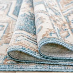 Coupon 👏 Miranda Haus Bayou Vintage Floral Medallion Indoor Area Rug Larkspur 🔔 -Miranda Haus Shop unnamed file 1142