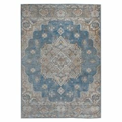 Coupon 👏 Miranda Haus Bayou Vintage Floral Medallion Indoor Area Rug Larkspur 🔔 -Miranda Haus Shop unnamed file 1143