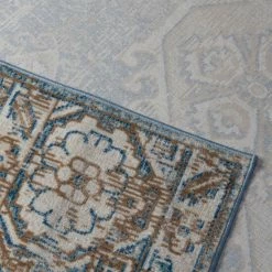 Coupon 👏 Miranda Haus Bayou Vintage Floral Medallion Indoor Area Rug Larkspur 🔔 -Miranda Haus Shop unnamed file 1145