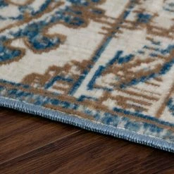 Coupon 👏 Miranda Haus Bayou Vintage Floral Medallion Indoor Area Rug Larkspur 🔔 -Miranda Haus Shop unnamed file 1146