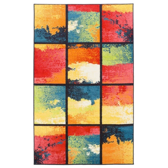 Discount π Miranda Haus Painted Cubes Abstract Tile Indoor Area Rug Collection Red π₯ 7 Discount π Miranda Haus Painted Cubes Abstract Tile Indoor Area Rug Collection Red π₯ - Image 5