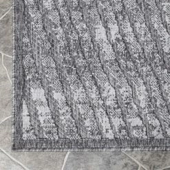 Discount 😉 Miranda Haus Modern Geometric Abstract Indoor/Outdoor Area Rug Cream 😉 -Miranda Haus Shop unnamed file 1165