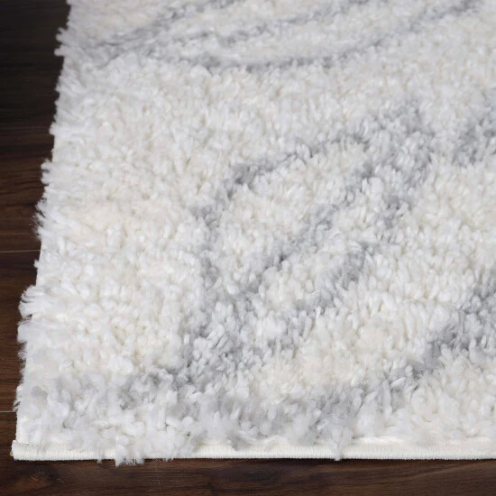 New β€οΈ Miranda Haus Botanical Indoor Plush Shag Transitional Area Rug Cream/black π 5 New β€οΈ Miranda Haus Botanical Indoor Plush Shag Transitional Area Rug Cream/black π - Image 3