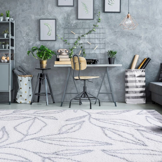 New β€οΈ Miranda Haus Botanical Indoor Plush Shag Transitional Area Rug Cream/black π 10 New β€οΈ Miranda Haus Botanical Indoor Plush Shag Transitional Area Rug Cream/black π - Image 8