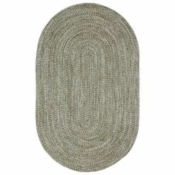 Deals ❤️ Miranda Haus Modern Rustic Bohemian Reversible Multi-Tone Braided Indoor/ Outdoor Area Rug Slate-white 🔔 -Miranda Haus Shop unnamed file 119