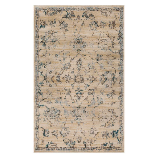 Wholesale π Miranda Haus Lochlan Teal Medallion Polypropylene Farmhouse Area Rug β 4 Wholesale π Miranda Haus Lochlan Teal Medallion Polypropylene Farmhouse Area Rug β - Image 2