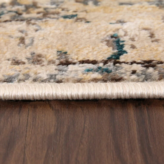 Wholesale π Miranda Haus Lochlan Teal Medallion Polypropylene Farmhouse Area Rug β 6 Wholesale π Miranda Haus Lochlan Teal Medallion Polypropylene Farmhouse Area Rug β - Image 4