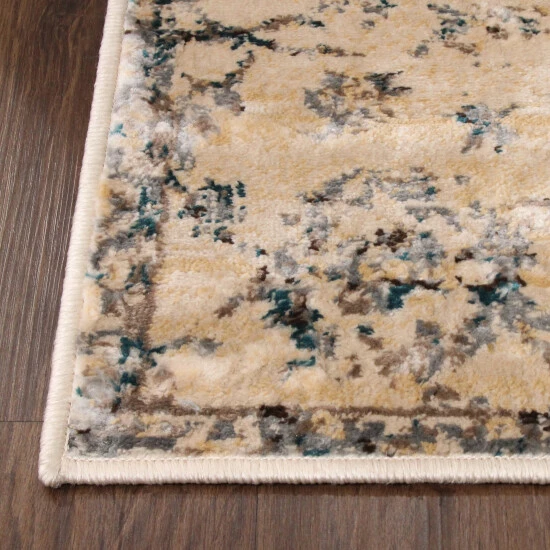 Wholesale π Miranda Haus Lochlan Teal Medallion Polypropylene Farmhouse Area Rug β 7 Wholesale π Miranda Haus Lochlan Teal Medallion Polypropylene Farmhouse Area Rug β - Image 5