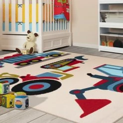 Top 10 ❤️ Miranda Haus Non-Slip Preseton Kids' Washable Indoor Area Rug 🎁