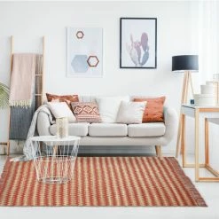 Hot Sale 👏 Miranda Haus Gleam Handwoven Cotton And Jute Area Rug Cream 🎁