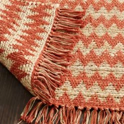 Hot Sale 👏 Miranda Haus Gleam Handwoven Cotton And Jute Area Rug Cream 🎁 -Miranda Haus Shop unnamed file 1257