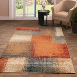 Flash Sale 🥰 Miranda Haus Rayna Modern Geometric Indoor Area Rug ✔️