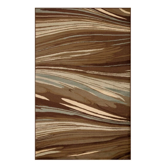 Promo π₯° Miranda Haus Modern Abstract MultiColored Power-Loomed Indoor Area Rug Taupe π 4 Promo π₯° Miranda Haus Modern Abstract MultiColored Power-Loomed Indoor Area Rug Taupe π - Image 2