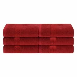 Cheapest 😀 Miranda Haus Rayon From Bamboo And Cotton Hand Towel Set (Set Of 6) Crimson 😀 -Miranda Haus Shop unnamed file 1333
