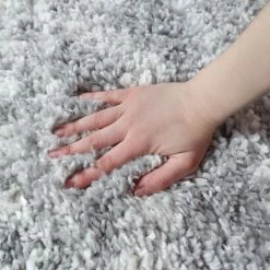 Budget 🛒 Miranda Haus Geometric Bohemian Indoor Plush Shag Area Rug Grey/cream 🎉 -Miranda Haus Shop unnamed file 1367