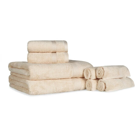 Best deal π Miranda Haus Egyptian Cotton 8-Piece Ultra Soft Assorted Solid Towel Set Silver β€οΈ 10 Best deal π Miranda Haus Egyptian Cotton 8-Piece Ultra Soft Assorted Solid Towel Set Silver β€οΈ - Image 8