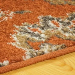 Deals 👏 Miranda Haus Brookshire Vintage Florals Indoor Area Rug Collection Orange 🎉 -Miranda Haus Shop unnamed file 1381