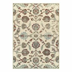 Deals 👏 Miranda Haus Brookshire Vintage Florals Indoor Area Rug Collection Orange 🎉 -Miranda Haus Shop unnamed file 1386