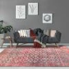 Coupon 👏 Miranda Haus Modern Geometric Diamond Indoor Polyester Area Rug Berry Red 🔥 -Miranda Haus Shop unnamed file 1411