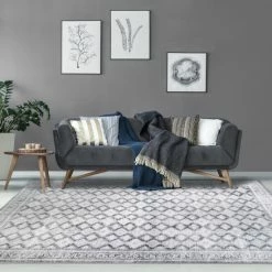 Coupon 👏 Miranda Haus Modern Geometric Diamond Indoor Polyester Area Rug Berry Red 🔥 -Miranda Haus Shop unnamed file 1417
