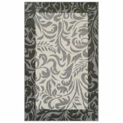 Deals 🎉 Miranda Haus Verdue Geometric Floral Bohemian Area Rug Collection Charcoal 🧨 -Miranda Haus Shop unnamed file 1424