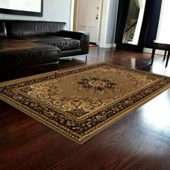 Best deal 🧨 Miranda Haus Leopold Vintage Oriental Medallion Area Rug Collection Tan 👍 -Miranda Haus Shop unnamed file 1430