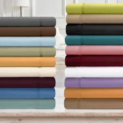Deals 🤩 Egyptian Cotton 650 Thread Count Deep Pocket Solid Sheet Set By Miranda Haus White 🛒