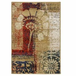 Cheapest 🎁 Miranda Haus Patchwork Rustic Floral Medallion Area Rug Collection Burgundy 🛒 -Miranda Haus Shop unnamed file 1469