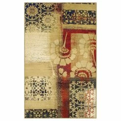Cheapest 🎁 Miranda Haus Patchwork Rustic Floral Medallion Area Rug Collection Burgundy 🛒 -Miranda Haus Shop unnamed file 1474