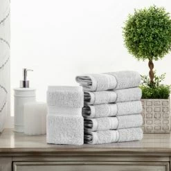 Hot Sale 👍 Marche Egyptian Cotton 6 Piece Face Towel Set By Miranda Haus Rust 🎉 -Miranda Haus Shop unnamed file 15