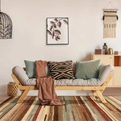 Cheap 🌟 Miranda Haus Stripes Abstract Lines Power-Looomed Indoor Area Rug Maroon 🧨 -Miranda Haus Shop unnamed file 1529