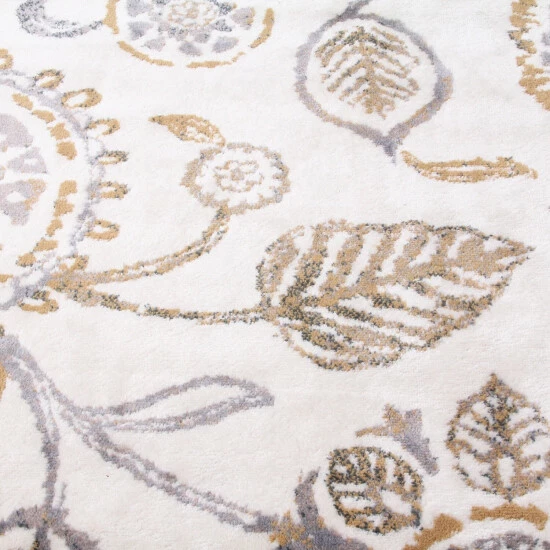 New π₯ Miranda Haus Redmond Gray Modern Floral Indoor Farmhouse Area Rug Grey π 4 New π₯ Miranda Haus Redmond Gray Modern Floral Indoor Farmhouse Area Rug Grey π - Image 2