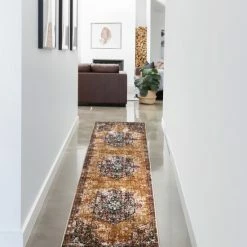 Best deal 🛒 Miranda Haus Gillespie Printed Non-Slip Washable Indoor Area Rug Ivory 🎁 -Miranda Haus Shop unnamed file 1559