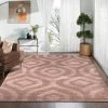 Cheap ✔️ Miranda Haus Joy Oversized Geometric Area Rug Rose Quartz 🎁 -Miranda Haus Shop unnamed file 1602