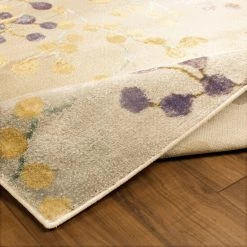 Deals 🔥 Miranda Haus Lydden Floral And Vines Area Rug Violet 🛒 -Miranda Haus Shop unnamed file 1660
