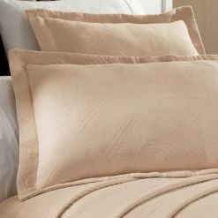 Outlet 👍 Miranda Haus Celtic Cotton Jacquard Bedspread Set With Pillow Shams Bisque 💯 -Miranda Haus Shop unnamed file 1677