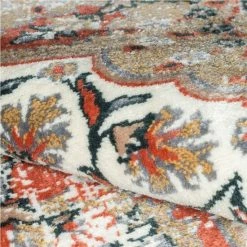 Hot Sale 😍 Miranda Haus Kellan Oriental Medallion Farmhouse Area Rug Ginger ✔️ -Miranda Haus Shop unnamed file 1691