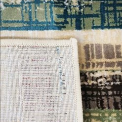 Deals 😉 Miranda Haus Layton Chocolate Modern Abstract Polypropylene Area Rug 🛒 -Miranda Haus Shop unnamed file 1710