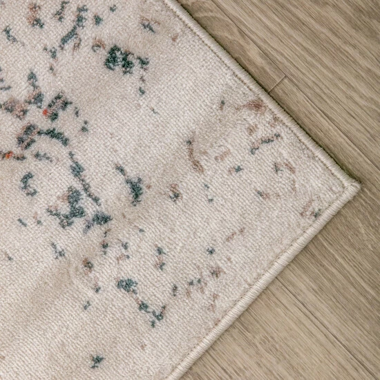 New β Miranda Haus Modern Distressed Damask Polypropylene Indoor Area Rug π€© 6 New β Miranda Haus Modern Distressed Damask Polypropylene Indoor Area Rug π€© - Image 4