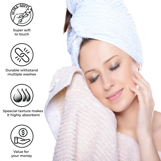 Best reviews of π Miranda Haus 100% Cotton 8-Piece Solid And Checkered Border Towel Set Golden Mist π€© 5 Best reviews of π Miranda Haus 100% Cotton 8-Piece Solid And Checkered Border Towel Set Golden Mist π€© - Image 3