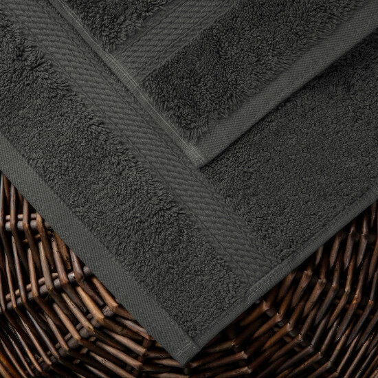 Top 10 ๐ Marche Egyptian Cotton 2 Piece Bath Towel Set By Miranda Haus Black ๐ 8 Top 10 ๐ Marche Egyptian Cotton 2 Piece Bath Towel Set By Miranda Haus Black ๐ - Image 6