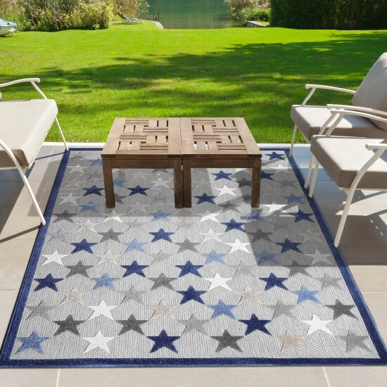 Budget π― Miranda Haus Stars Polypropylene Modern Indoor/Outdoor Area Rug Cream π 10 Budget π― Miranda Haus Stars Polypropylene Modern Indoor/Outdoor Area Rug Cream π - Image 8